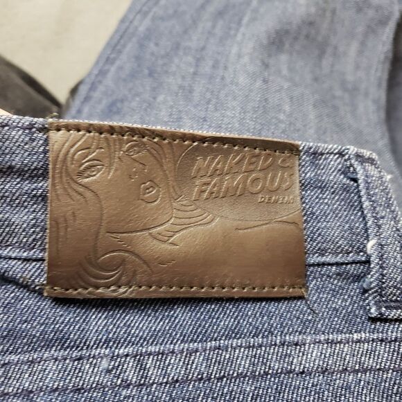 Naked and Famous - Raw Denim - Silk - The Skinny Silk Blend Denim - Size 28 - Picture 13 of 16